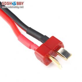 Output L350mm/18AWG Multi-Charging Cable Set with T plug, Banana Connector, Crocodile Connector, Futaba Connector, JST Connector, Tamiya Connector and Six Pin Connector