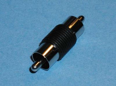 RCA Coupler Plug to Plug (Male to Male)