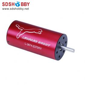 Leopard 4 Poles 1900KV Brushless Inrunner Motor LBP3674-3.5D for RC Car and Boat