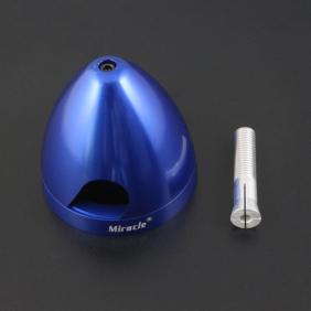 CNC Metal Electric Folding Spinner 2.25"/57mm with Super Light Weight for Electric Airplane -Blue