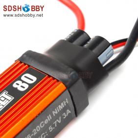 Hornet Brushless ESC-80A for Helicopter