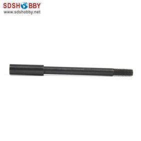 Drive shaft with screw  Length=100mm  Dia-A=4.76mm Dia-B=6.35mm Side=3.7X3.7mm