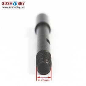 Drive shaft with screw  Length=100mm  Dia-A=4.76mm Dia-B=6.35mm Side=3.7X3.7mm