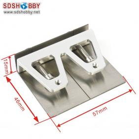 Trim Tabs for RC Boat Length=46mm,Width=57mm, Height=15mm (2 pcs)