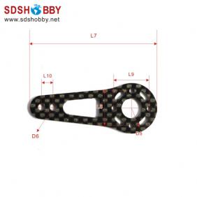 Carbon Fiber Board Servo Arm set for 100cc Plane