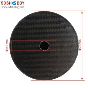 RC Model 3.0″ (72.6mm) Carbon Fiber Spinner with Carbon Fiber Back plate 3K Surface Processing