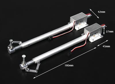 Turnigy Full Metal Servoless Retract with 190mm Oleo Legs (Pair)