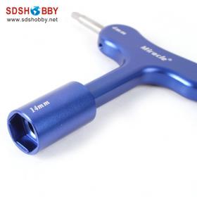 Wrench 14mm/ 3mm/ 4mm-Blue for EME DLE Gas Engine