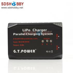 GT Power 2S--3S DC Lipo Charger with Parallel Charing System New Item in 2012