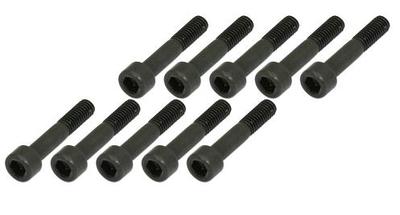 Semi-threaded Socket Head Cap Screw - Black (M3x16)x10pcs