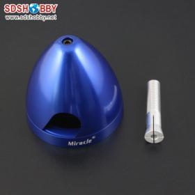 CNC Metal Electric Folding Spinner 2.0"/50mm with Super Light Weight for Electric Airplane-Blue