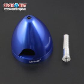 CNC Metal Electric Folding Spinner 1.75"/44mm with Super Light Weight for Electric Airplane -Blue