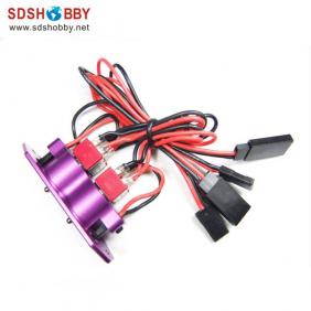 Twin Power Switch Purple Color