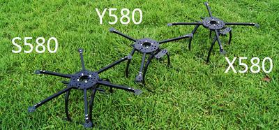 3-axial/Y6Copter  DIY Frame  - Folding Design Y650 V2