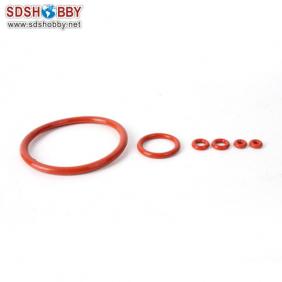 Sealing O-Ring 6pcs/set for 26CC China or Japan Zenoah Gasoline Engine of RC Boat