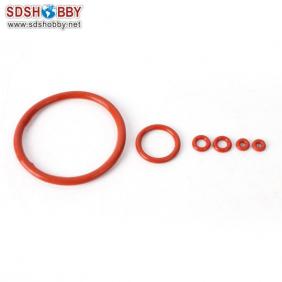 Sealing O-Ring 6pcs/set for 26CC China or Japan Zenoah Gasoline Engine of RC Boat