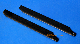 275mm Fiberglass Main Blades for  E-SKY 016/017/018 Electric Helicopters (Black W/Silver dots)