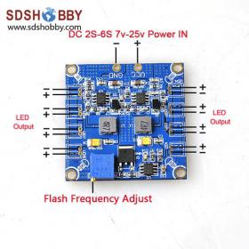 Burst Flash LED Light Control Board for Quadcopter/ Hexrcopter/ Octocopter/ Muliticopter