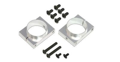 CNC Boom Clamps (Silver anodized)