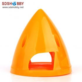 2 Slot Nylon Spinner 3in/76mm--Yellow Color for 2 Blades Propeller