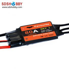 FVT 80A Brushless ESC for Aircraft (Sky I Series)