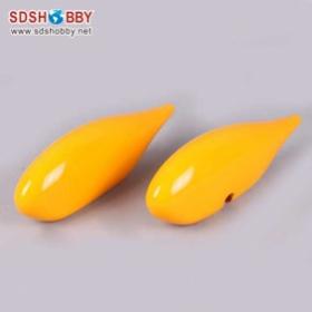 Wheel Pants for Gasoline Airplane AG324/ MXS-R 50cc-95 Yellow