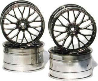 HPI Mesh Wheel 57 X 35mm Gunmetal HPI30060