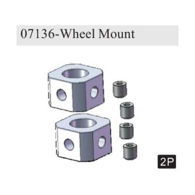 Redcat Racing Wheel Mount 2pc RED7136