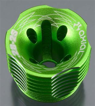 Axial .28 Spec 2s Heat Sink Head: Green AXI1116