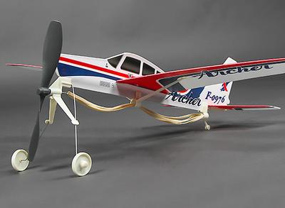 Freeflight Rubber Powered Piper Cherokee Archer PA-28-181 480mm Review