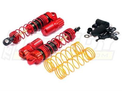 Integy Front Piggyback Shock Set Red SC10 (2) INTT7857RED