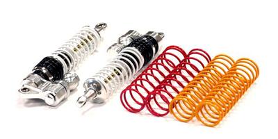 Integy Billet Machined XSR6 Piggyback Rear Shock INTT8570SILVER