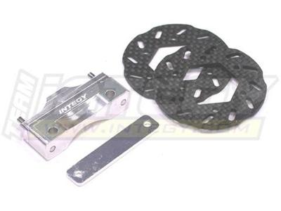 Integy Rear Brake Kit HPI Baja 5B 5T INTT6870SILVER