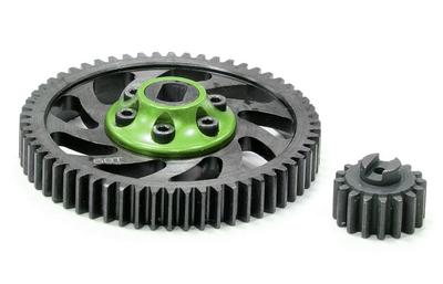 Integy Type II Gear Set 16T Pinion 58T Spur Baja 5B/5T/5B2.0 INTBAJ229GREEN