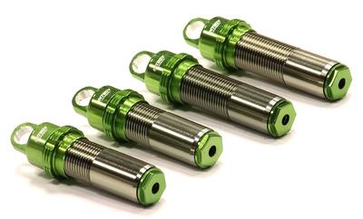 Integy Threaded Shock Body 1/10 EXO Off-Road (4) INTC24147GREEN