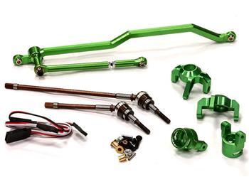 Integy 4WS Conversion Kit 1/10 Wraith INTC24449GREEN