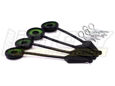 Integy Small Body Pin+Holder System (4), green INTC23259GREEN