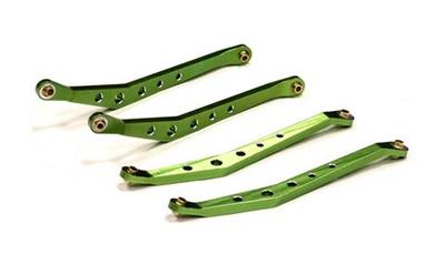 Integy Billet Machined Alloy Upper Linkage (4) Wraith INTC23788GREEN