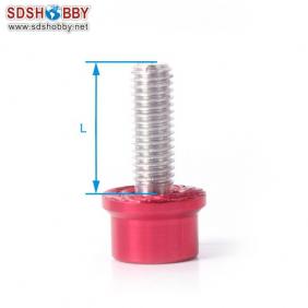 Aluminum Bullet Propeller Adaptor 3.0mm Red Color