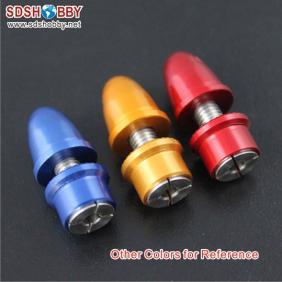 Aluminum Bullet Propeller Adaptor 3.0mm Red Color