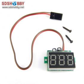 Super 1-8S Digital Voltage monitor for Receiver (3.7V-30V)