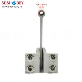 Shaft Bracket with Length-B=50mm Dia.=6.35, Height=100mm