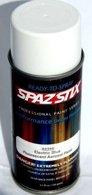 Spaz Stix Electric Blue Fluorescent Aerosol Paint 3.5oz. SZX02259