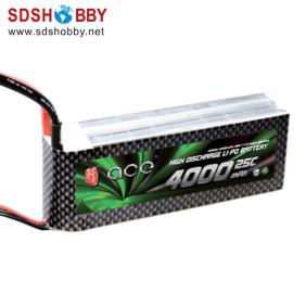 Gens ACE New Design High Quality 8542125 4000mAh 25C 2S 7.4V Lipo Battery with T Plug