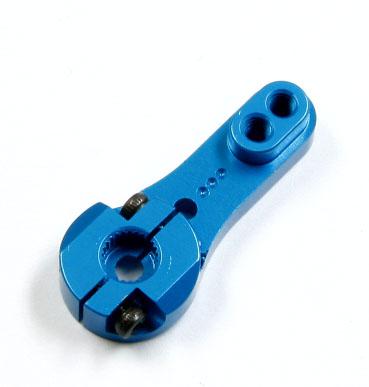 Futaba Standard 25T CNC Aluminum Single Side Arm SO005 - Blue