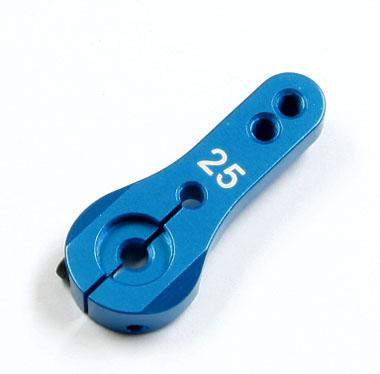 Futaba Standard 25T CNC Aluminum Single Side Arm SO005 - Blue