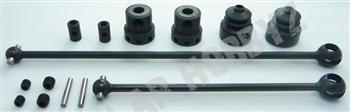 Mugen Long Center Driveshaft (5mm): X6TR MUGE0258