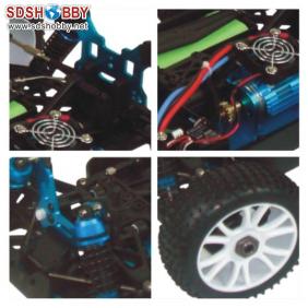 HSP 1/8th 4WD Brushless Electric Powered Rally Monster with AM Radio and 7.2V 3000mah Battery (Model NO.:94063)