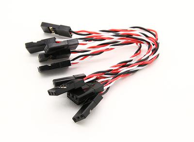 Super Flex 26AWG Silicone Servo Leads for Minimal Vibration Transfer To The FC (JR) 80mm 5pcs/bag