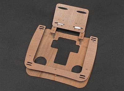 Wooden Transmitter Tray w/Neck Strap (Great for FPV)